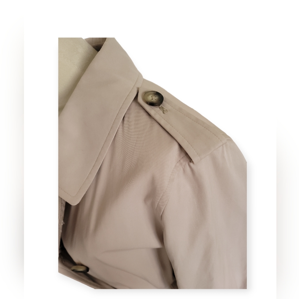 Marks & Spencer M&S Collection Double-Breasted Trench Coat in Sand,   US 14/UK18 - Picture 4 of 8